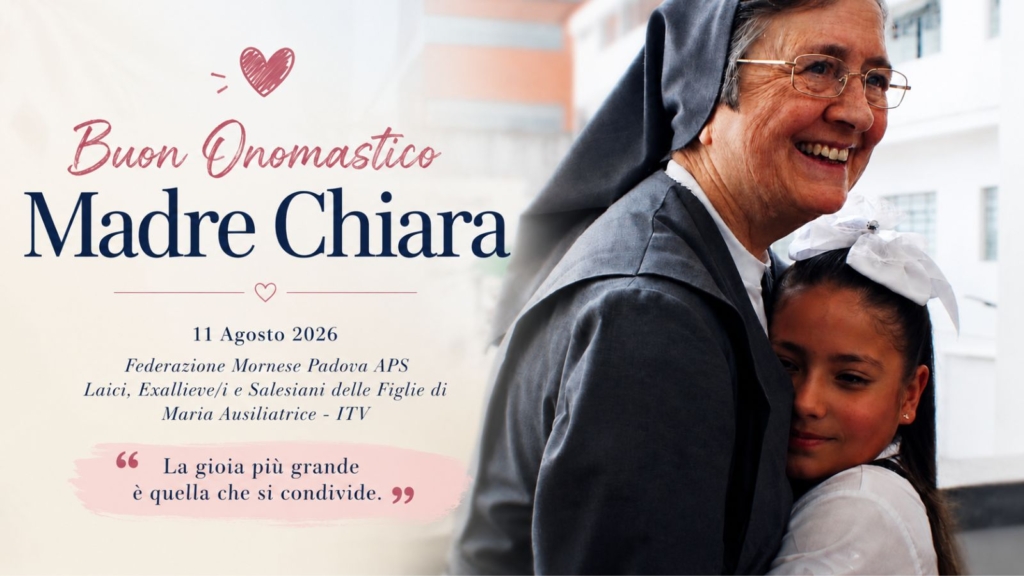 Buon onomastico Madre Chiara
